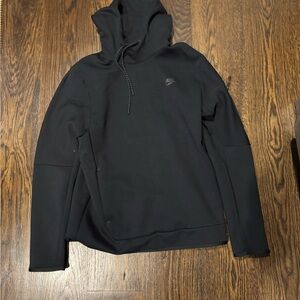 Nike Black Hoodie with Logo Tag